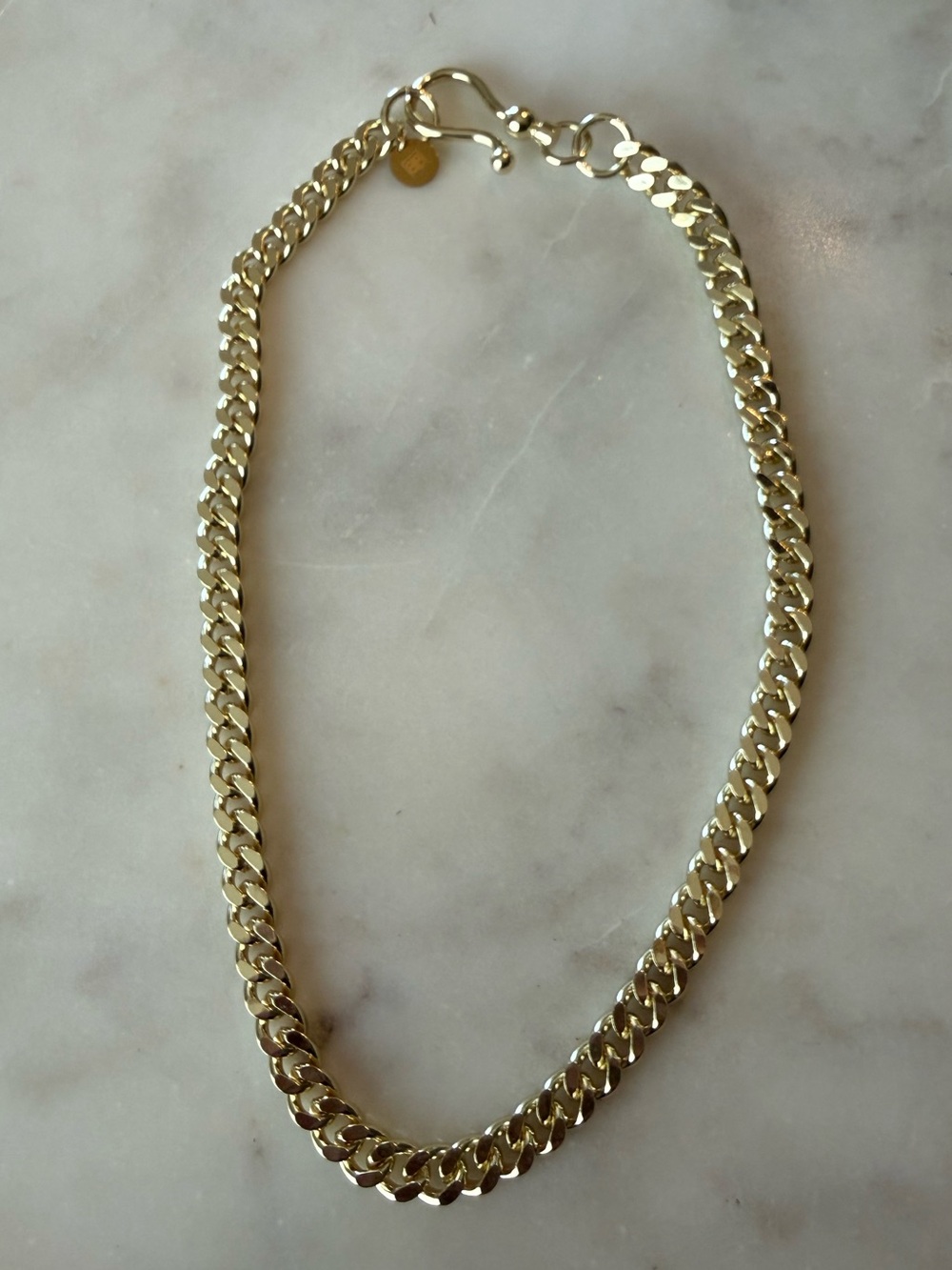 B.B.Lila Gold Cuban Chain Link Necklace New